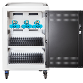 POWER TECHNOLOGIES 45 Bay Secure Charging Cart - 220V UK, MODEL- AC-45, SKU- CRT-PLS-S45L-U